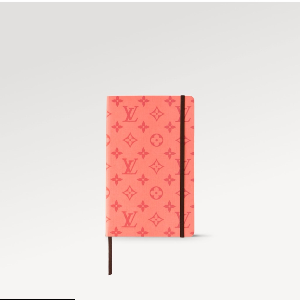 Louis Vuitton Coral Monogram Journal with stickers